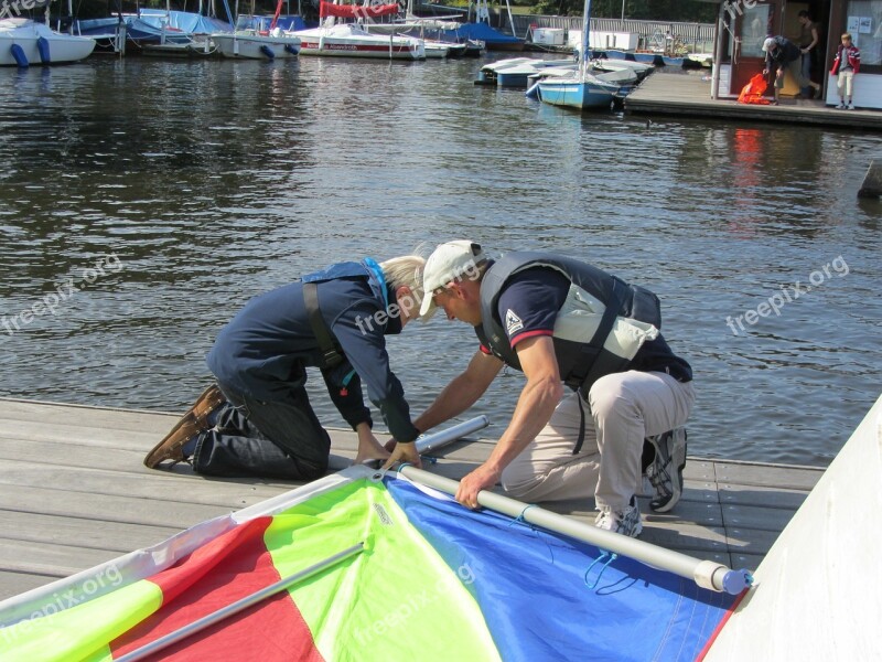 Sail Alster Building Optimist Dinghy