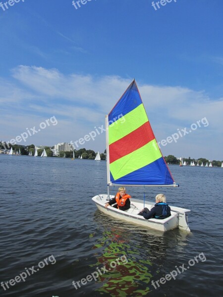 Optimist Sail Alster Children Sailing Building