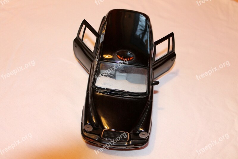 Model Car London Taxi Black Metal Car