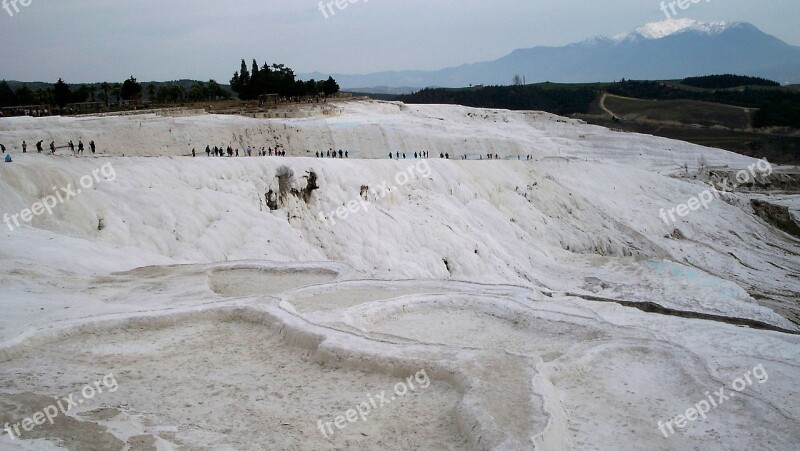 Pamukale Turkey Lime White Travertine