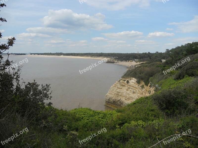 Atlantic Coast Sea Side Rock Saint Georges Of Didonne