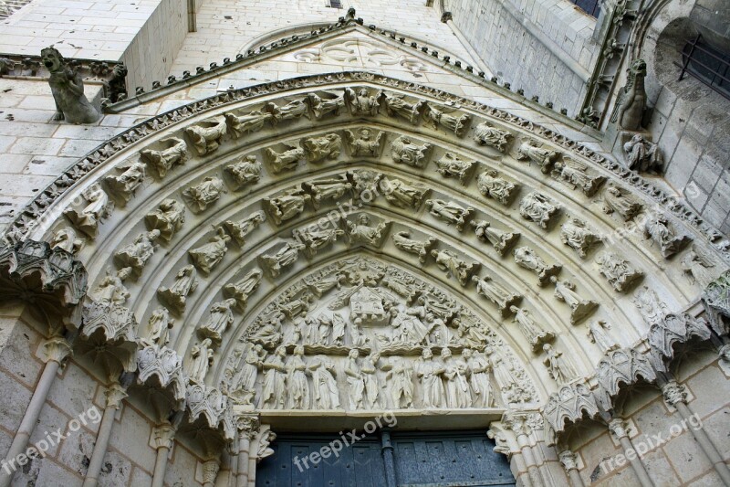 Stone Carving Doorway Arched Door Church Door Elaborate Door Arch