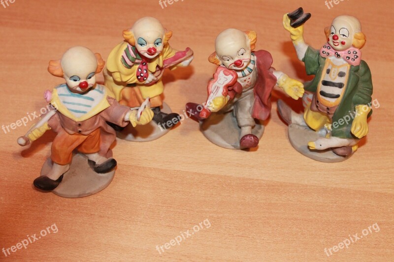 Clowns Figure Porcelain Group Free Photos