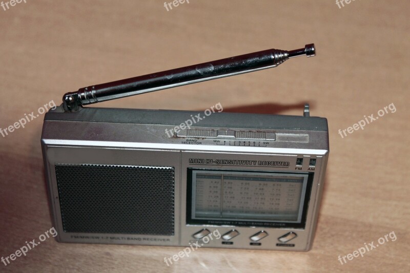 Transistor Radio Radio Retro Silver Free Photos