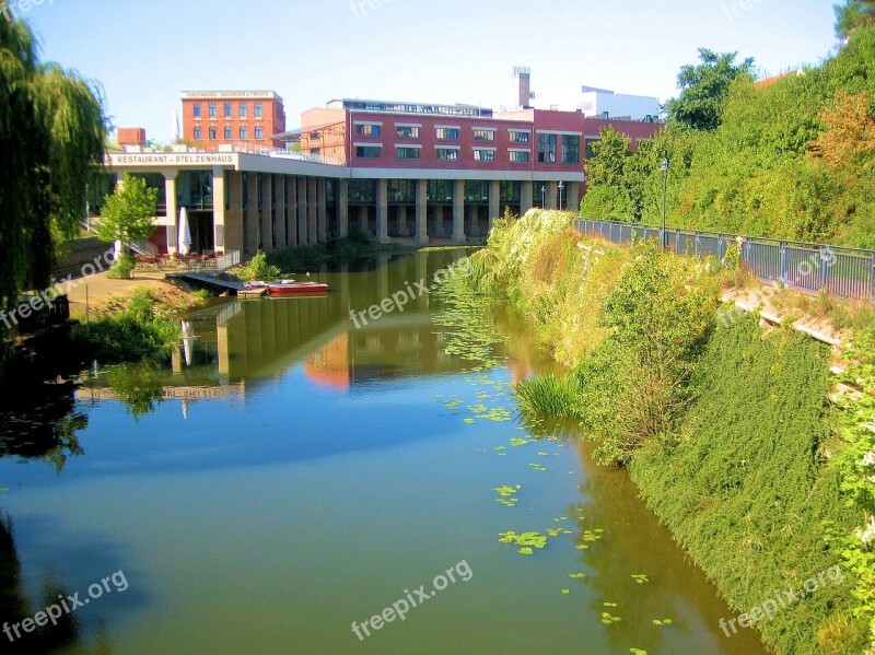 River Water Nature Landscape Grass