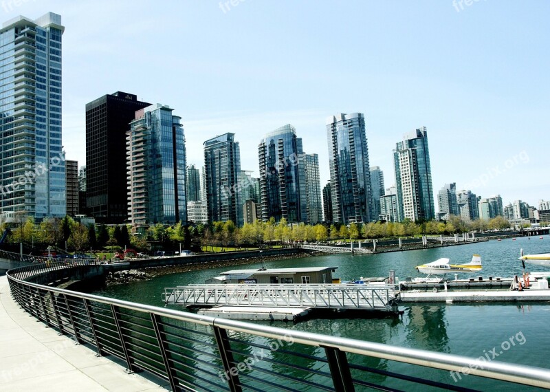 Vancouver Harbor Boats City Water