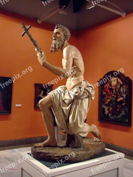 San Jerónimo Penitent Museum Fine Arts Seville