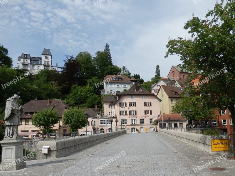 Laufenburg Rheinbrücke Stone Bridge Bridge Switzerland