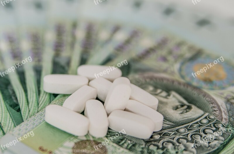 Medications Money Cure Tablets Pharmacy