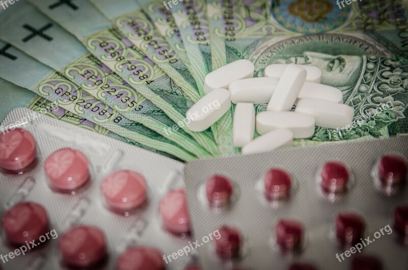 Medications Money Cure Tablets Pharmacy