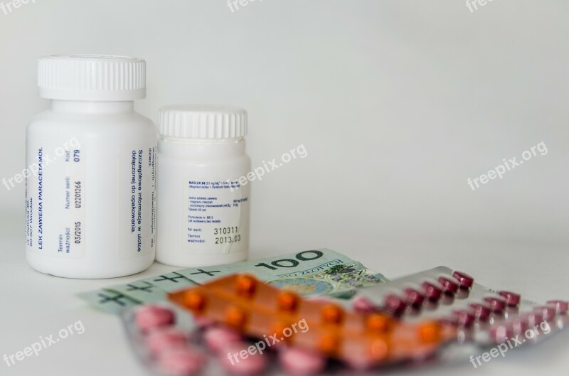 Medications Money Cure Tablets Pharmacy