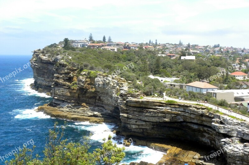 Sydney Australia The Bluff Cliff Watson Bay