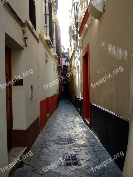 Lane Santa Cruz Seville Andalusia Spain