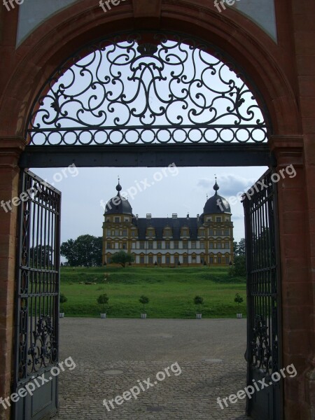 Memmelsdorf Schloss Seehof Goal Archway Blacksmithing