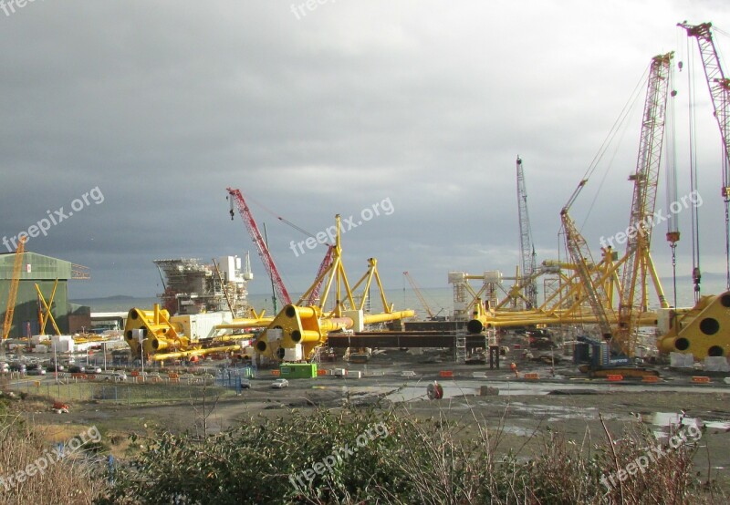 Scotland Shipyard Wind Turbine Methil Samsung Heavy Industries