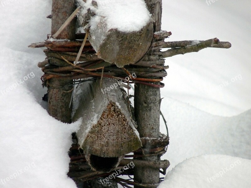 Hash Fence Pole Skived Free Photos