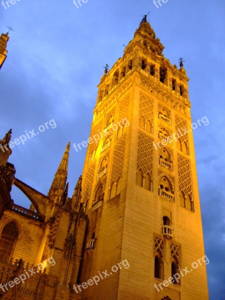 Giralda Tower Seville Cathedral Spain