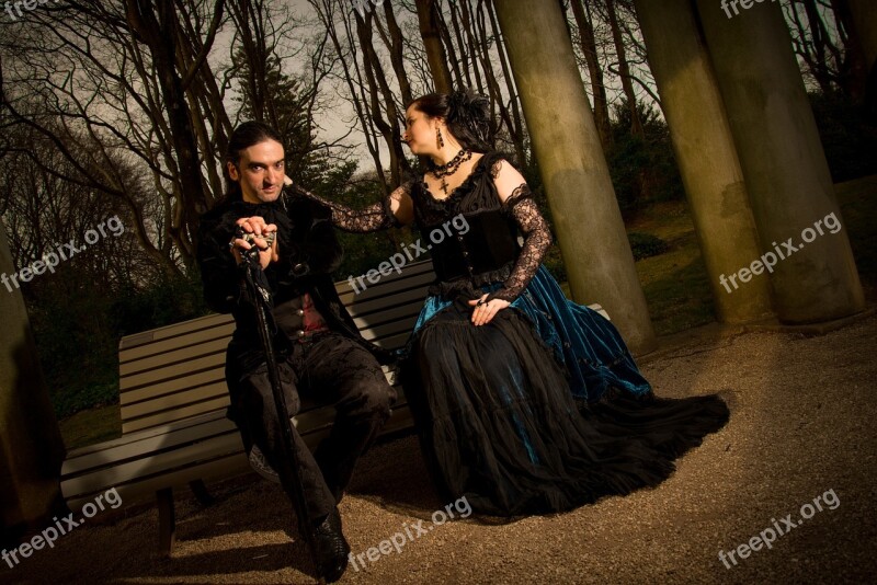 Gothic Casal Poetry Pose Beautiful