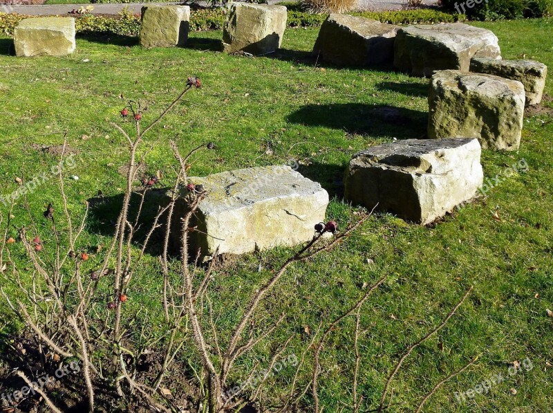 Stones Stone Circle Meadow Free Photos