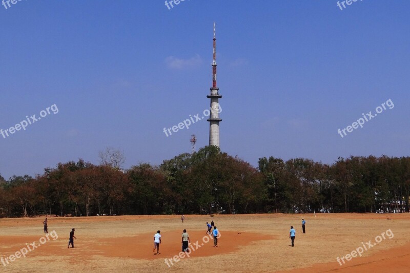 Cricket Sports Practice College Ground Dharwad