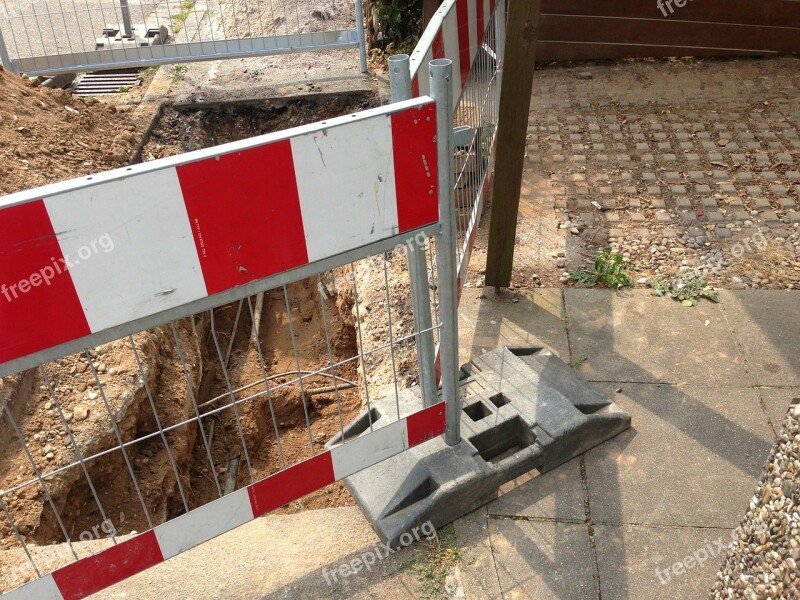 Site Barrier Construction Work Free Photos