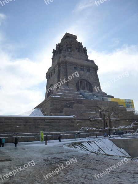 Monument Leipzig Völkerschlachtdenkmal Free Photos