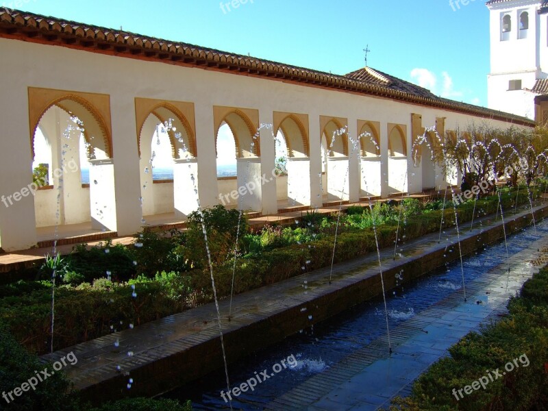 Granada Generalife Gardens Andalusia Spain