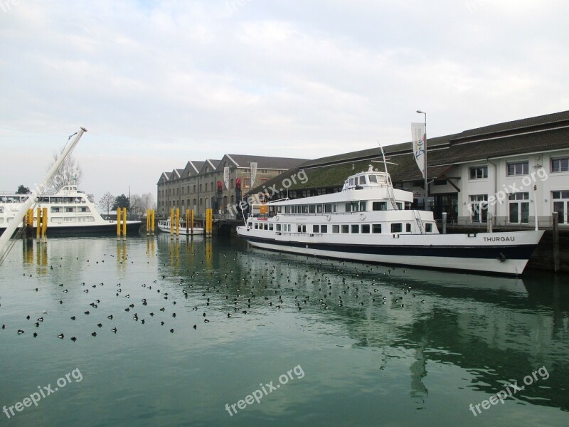 Ships Passenger Ship Car Ferry Motor Ships Port