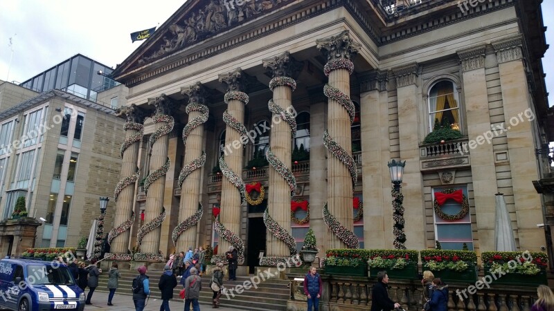 The Dome Edinburgh Christmas Scotland Free Photos