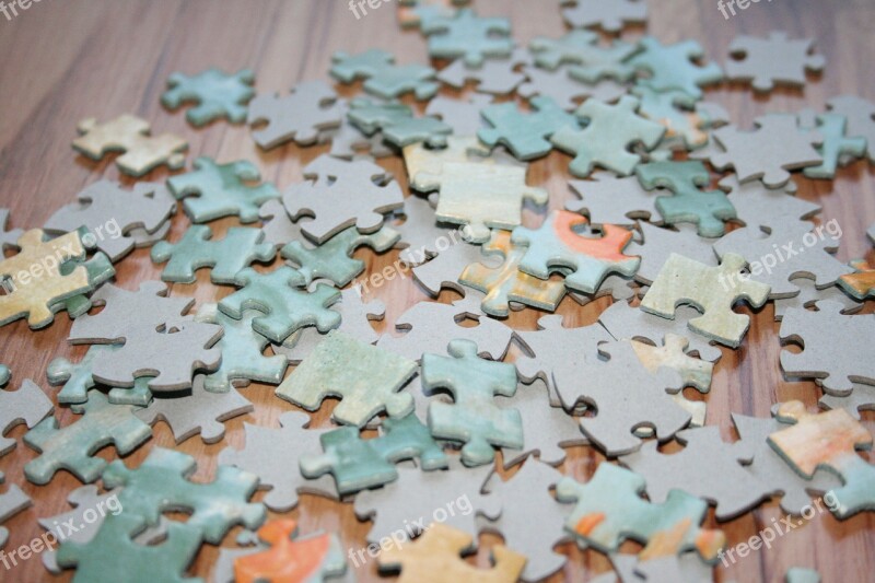 Puzzle Jigsaw Puzzle Pieces Free Photos