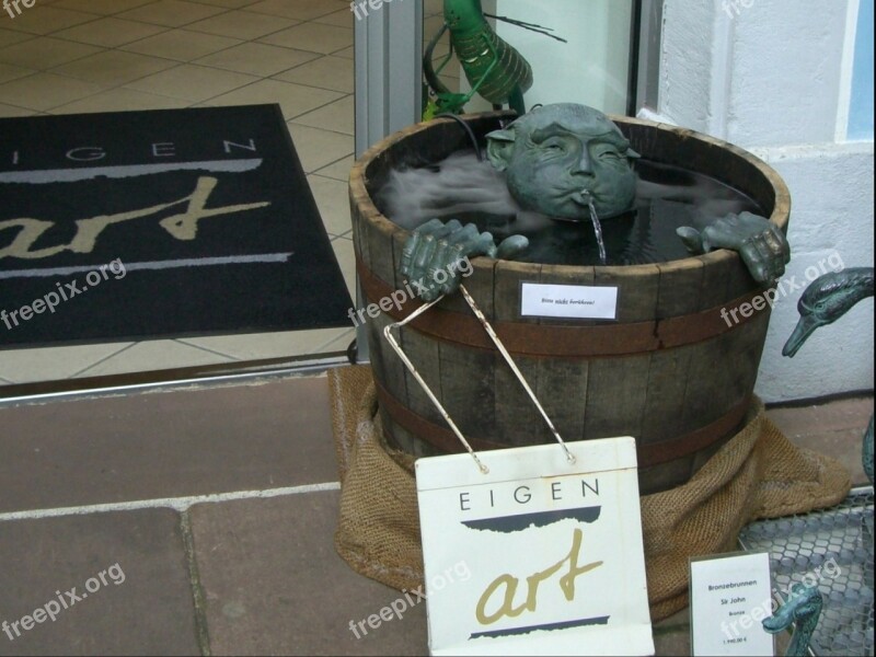 Gargoyle Art Water Jet Water Vat Vat