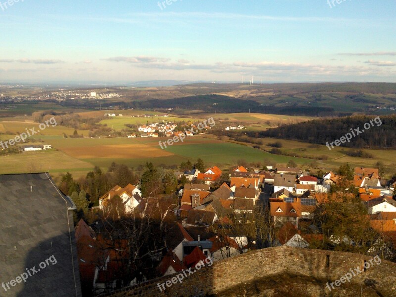 Veste Otzberg Fortress Castle Outlook