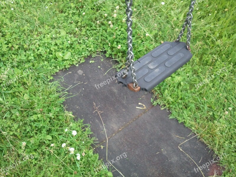 Swing Broken Playground Neglected Free Photos