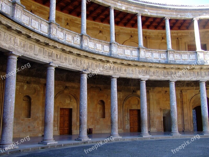 Palace Architecture Granada Spain Andalusia