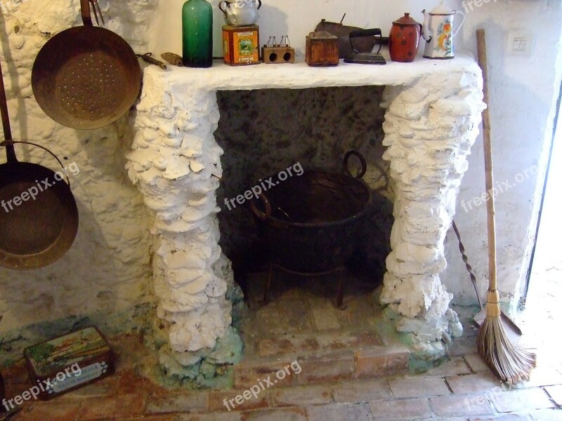 Kitchen Cave Sacromonte Granada Andalusia