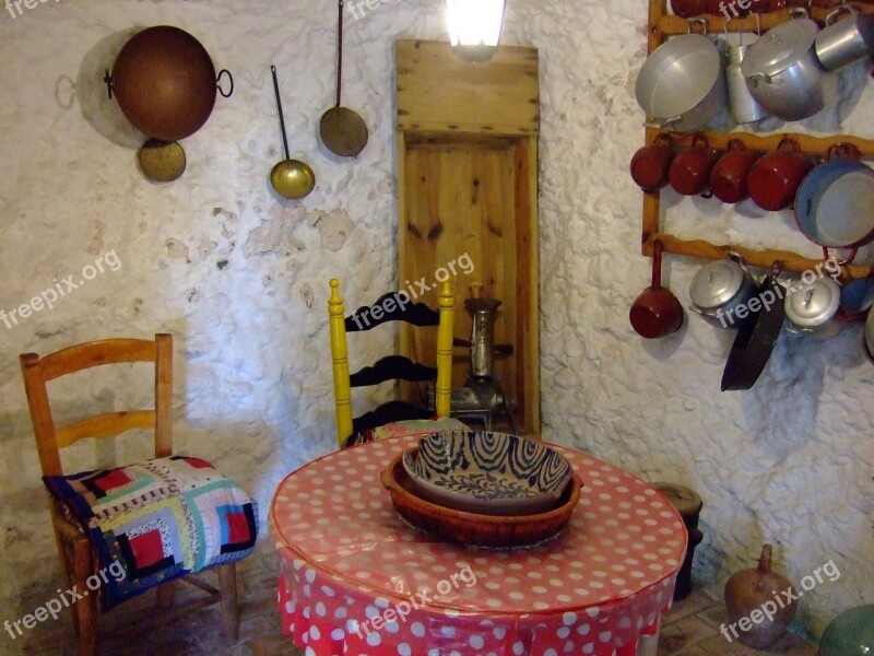 Dining Room Cave Sacromonte Granada Spain