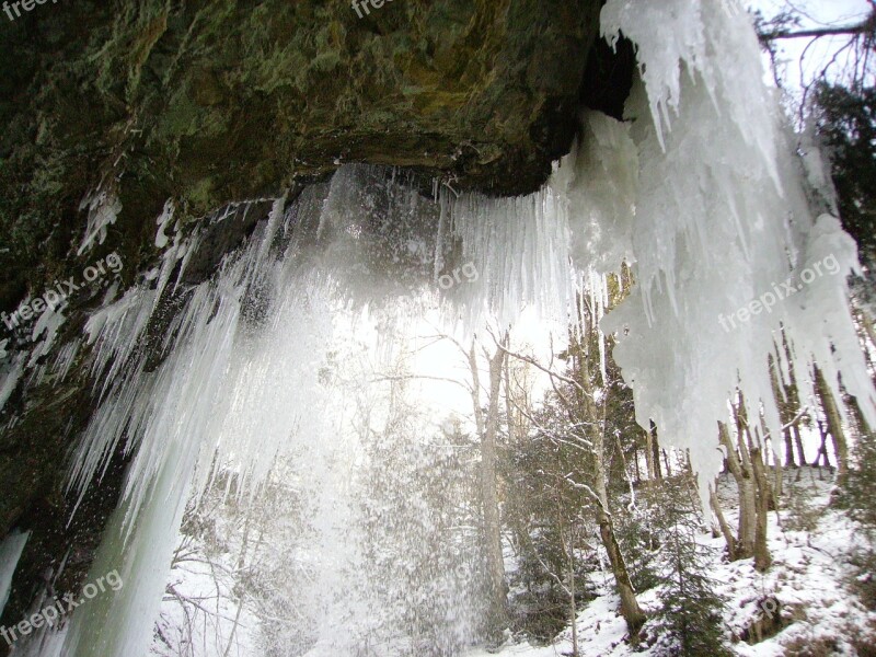 Icicle Ice Frozen Winter Free Photos