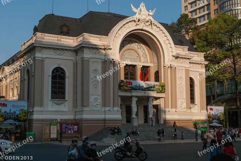 Vietnam Ho Chi Minh City Saigon Municipal Theatre Theatre