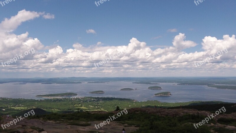 Acadia Nation Acadia National Park Maine Landscape