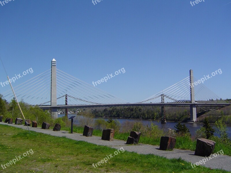 Bridge Water Maine Scenic Country