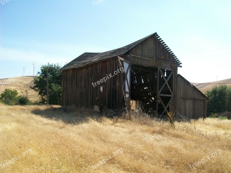 Barn Shed Cabin Nature Wooden