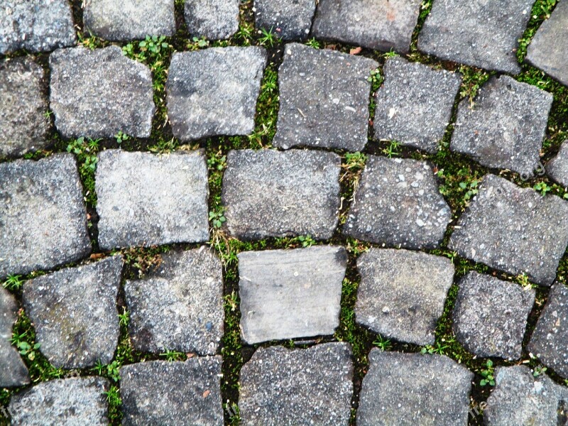 Stones Paving Stones Pattern Cobblestones Road