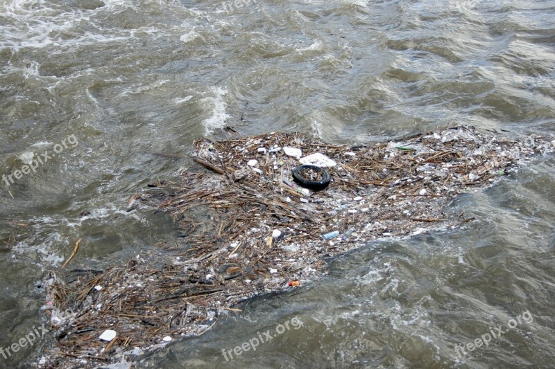 River Water Garbage Dirt Waste