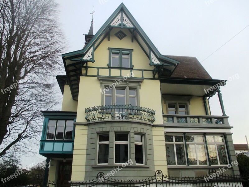 Architecture House Art Nouveau Building Historically