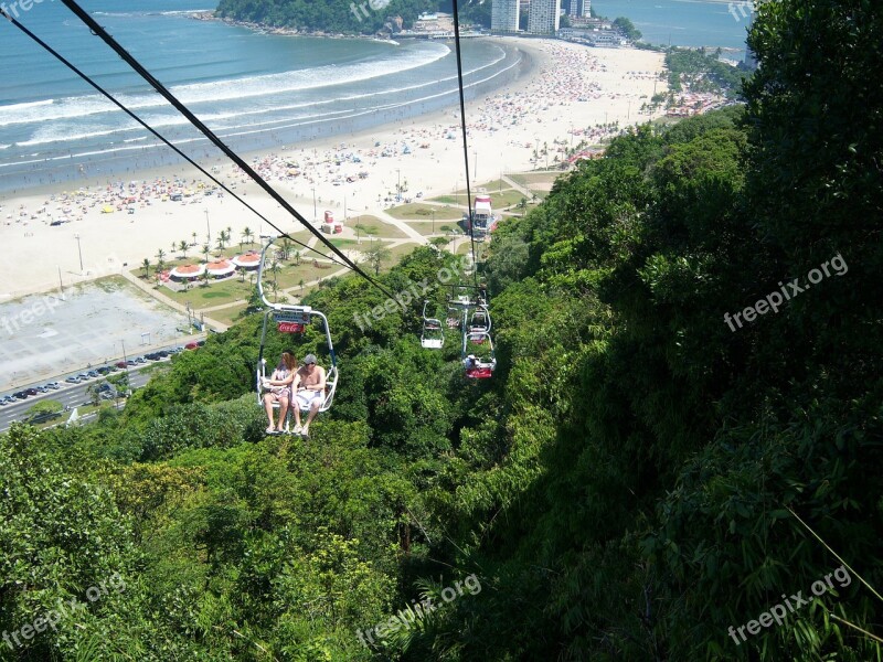 Cable Car Atlantic Forest Forest Tropical Vegetation Beach