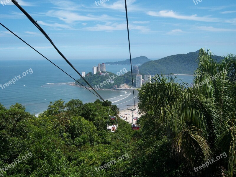 Cable Car Atlantic Forest Forest Tropical Vegetation Beach