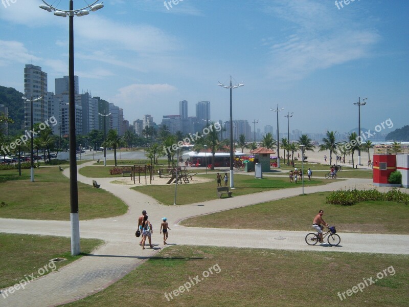 Beach Holidays Summer Bike Tourists