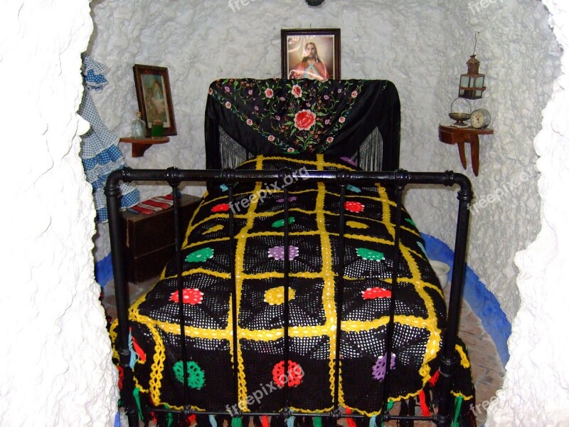 Granada Andalusia Spain Cave Bedroom