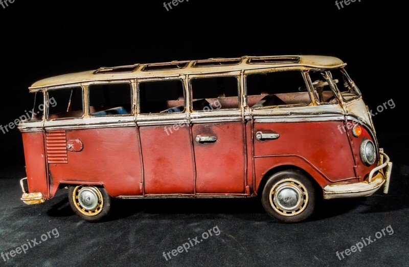 Sheet Metal Car Model Car Vw Bus Volkswagen Camper