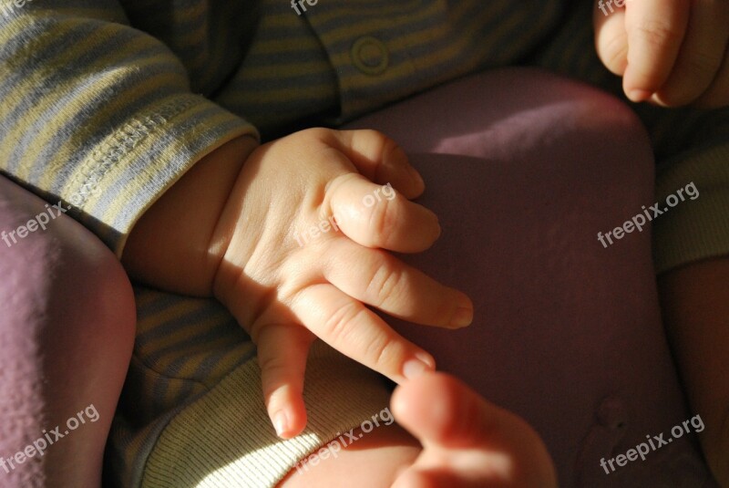 Baby Hand Child Cute Fingers